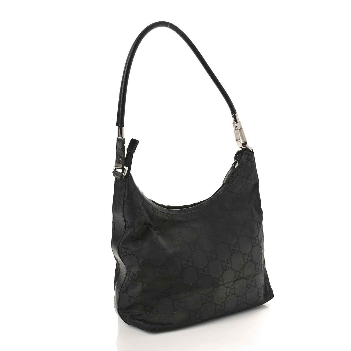 Monogram GG Clasp Hobo Black