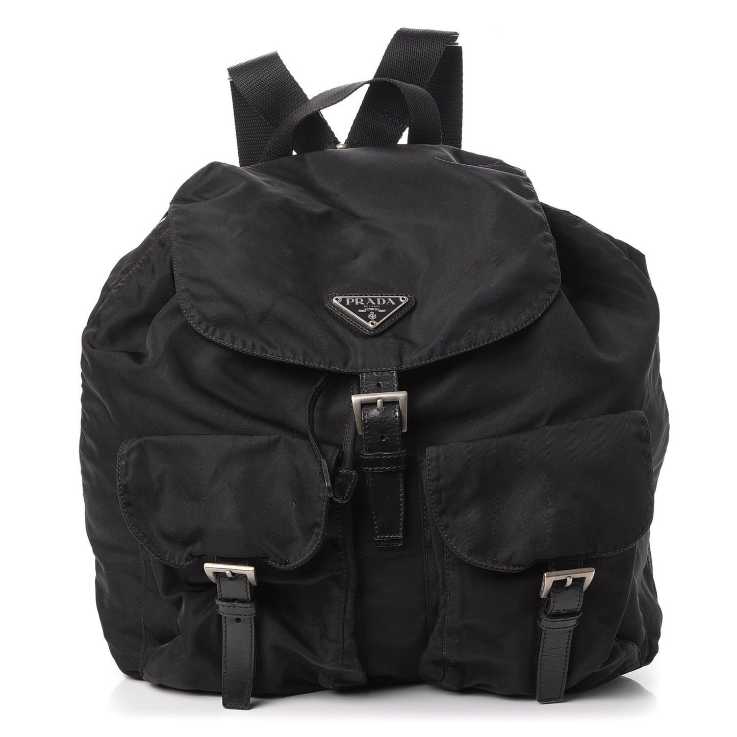Nylon Vela Medium Backpack Black