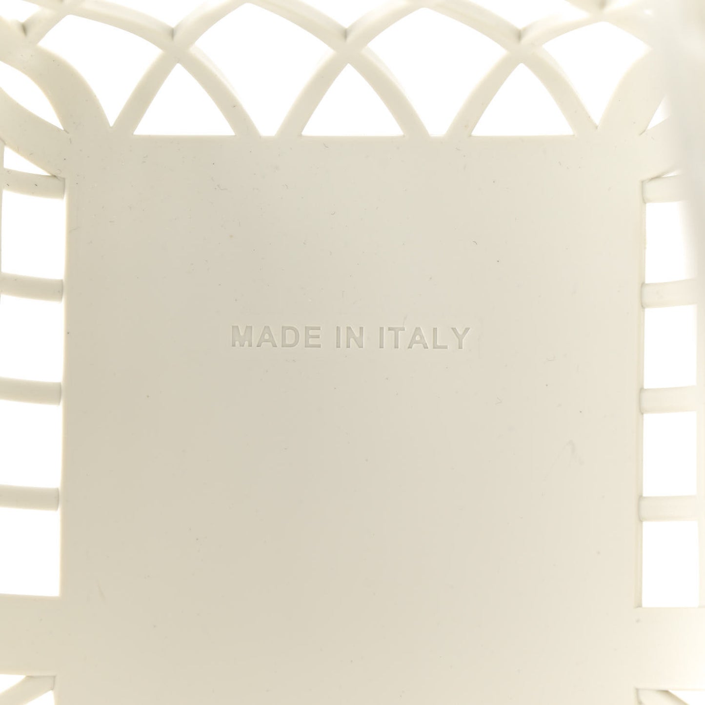 Recycled Plastic Vitello Liberty Matte Small Fendi Basket White Ice