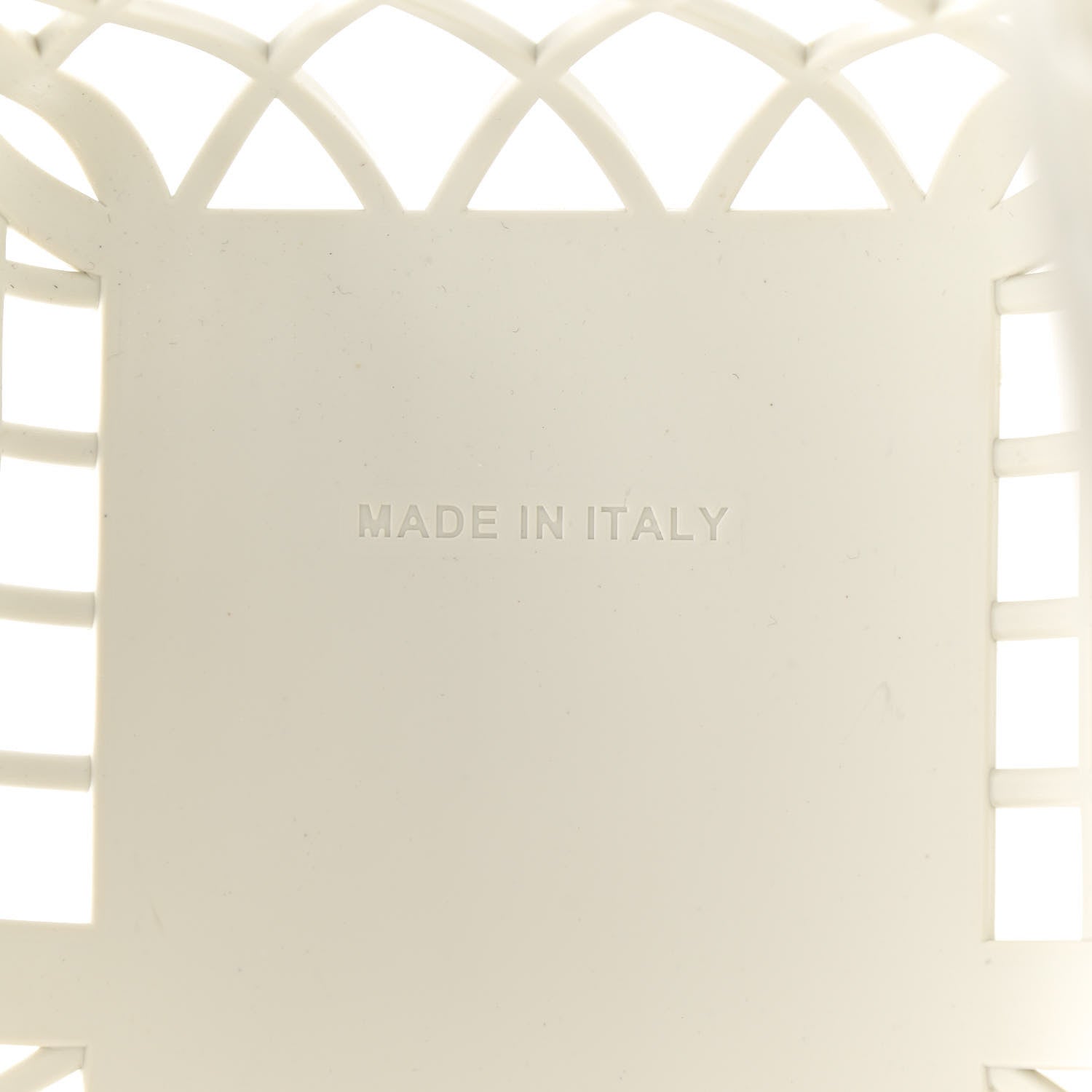 Fendi Recycled Plastic Vitello Liberty Matte Small Fendi Basket White Ice 8 of 11