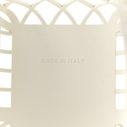 Fendi Recycled Plastic Vitello Liberty Matte Small Fendi Basket White Ice 8 of 11