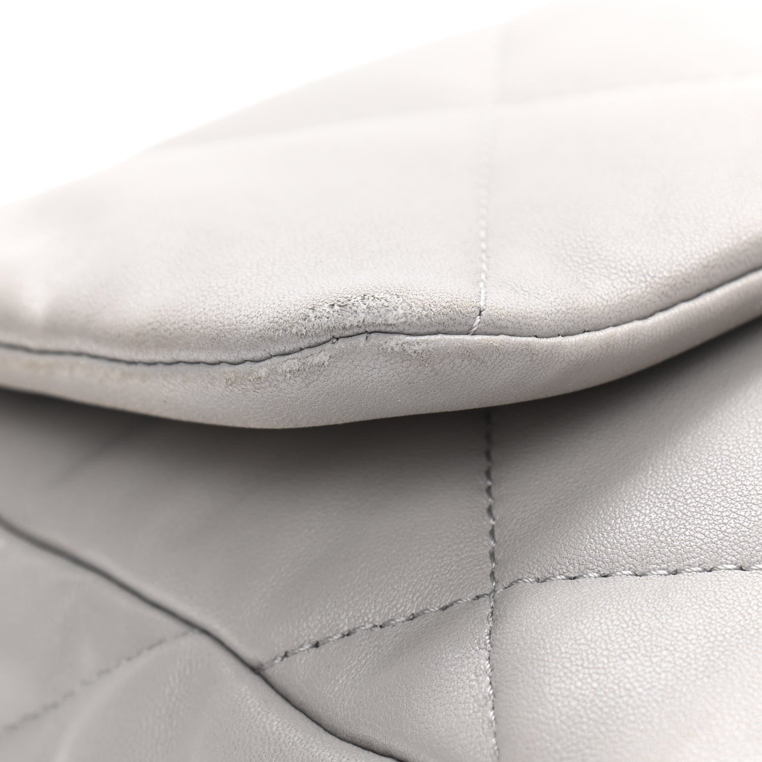 Chanel Lambskin Quilted Medium Chanel 19 Flap Grey 15 of 16