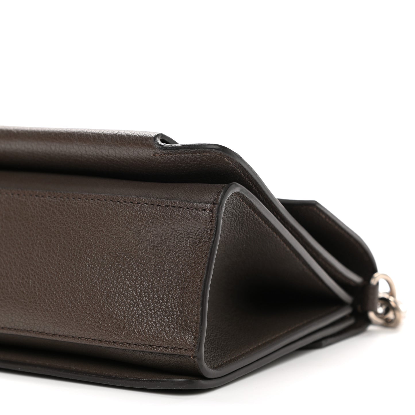 Goatskin Small GV3 Shoulder Bag Heather Grey