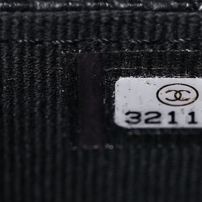 Chanel Caviar Quilted Flap Card Holder Wallet Black 8 of 12