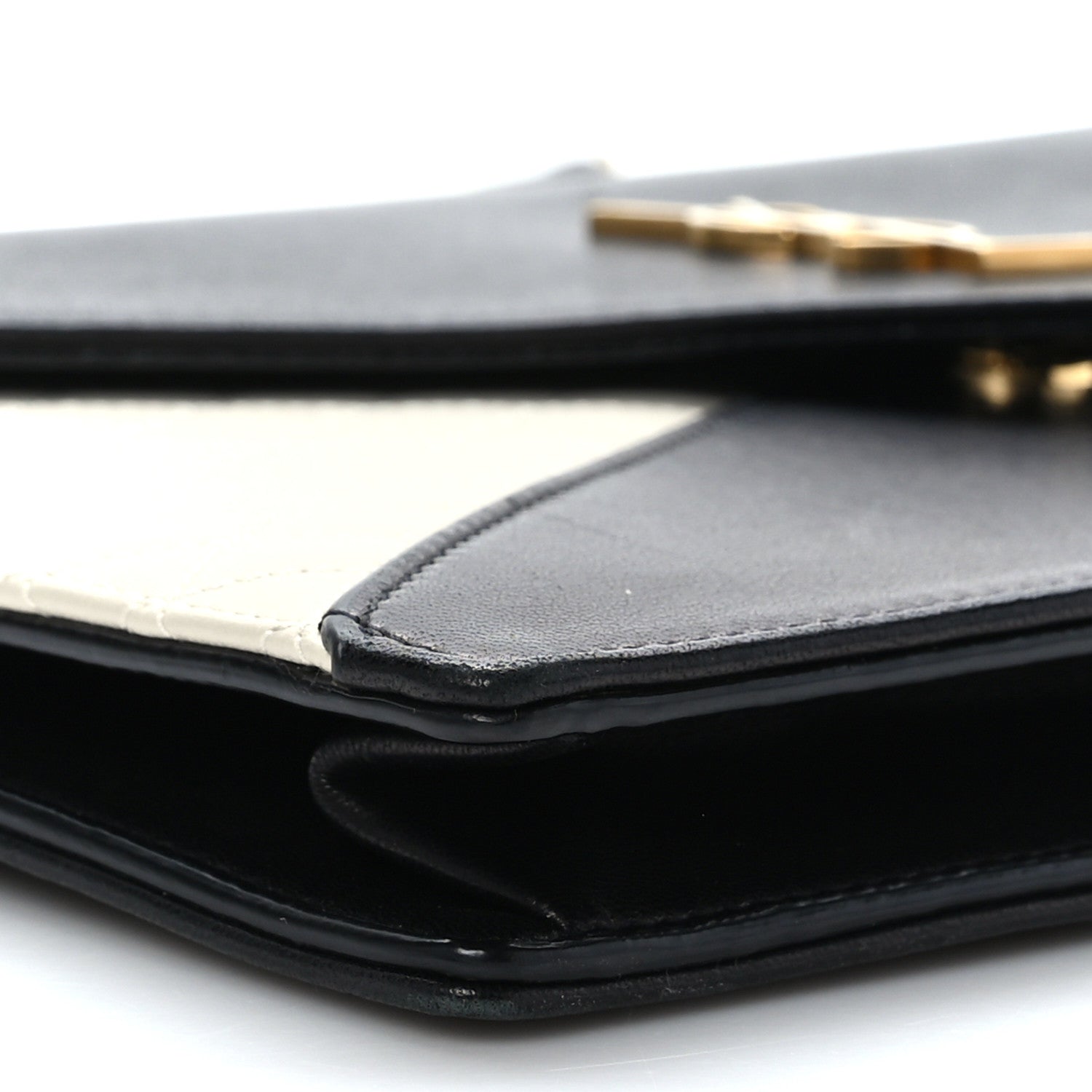 Saint Laurent Vintage Lambskin Gaby Chain Bag Black 8 of 9