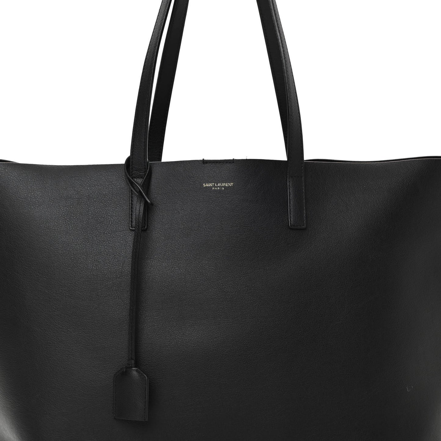 Calfskin Large Shopping Tote Black