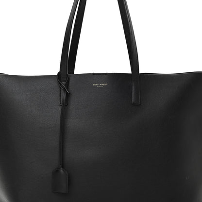 Saint Laurent Calfskin Large Shopping Tote Black 9 of 16