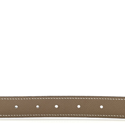 Hermes Swift Epsom 24mm Gamma Belt 90 Black Etoupe 5 of 5