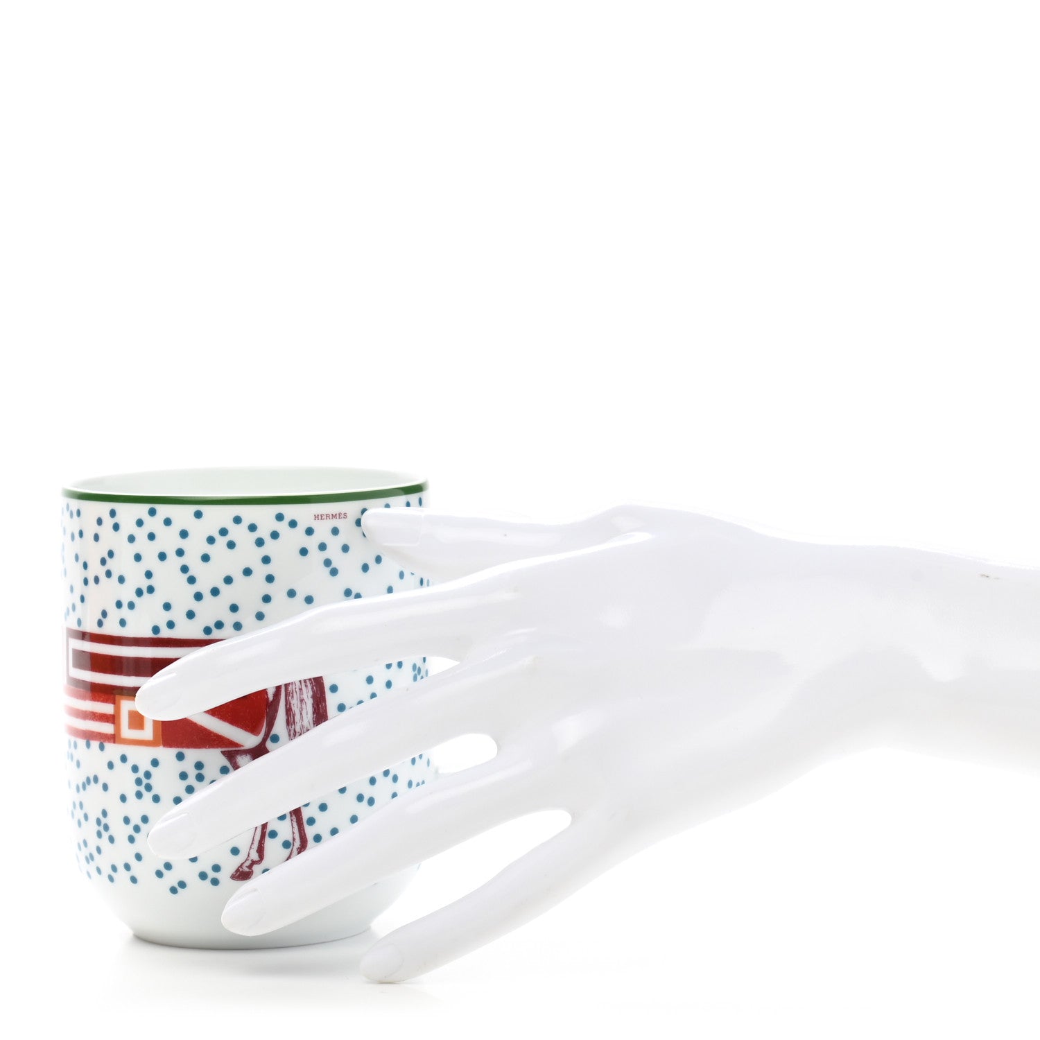 Hermes Porcelain Hippomobile Mug Set of 2 2 of 10