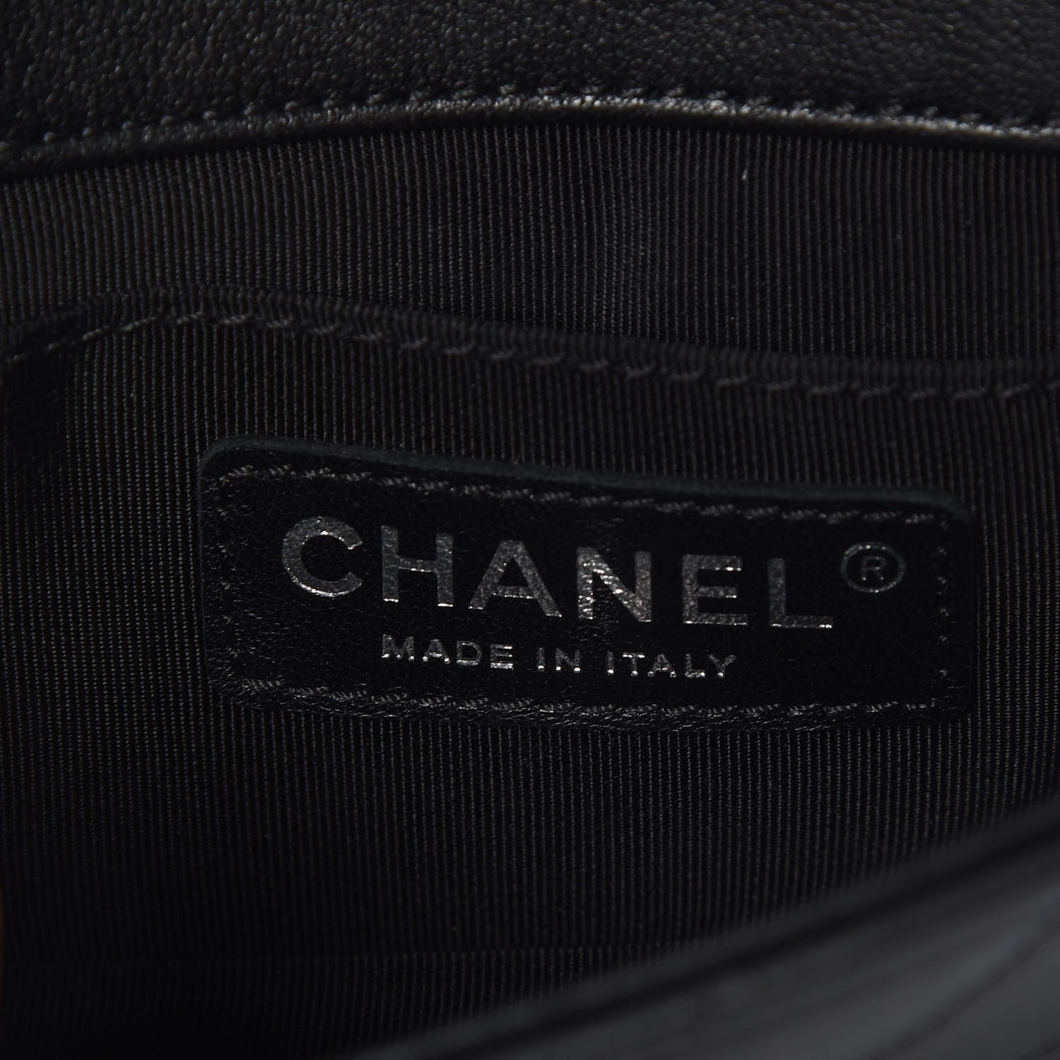 Chanel Calfskin Chevron Quilted Mini Flap Black 6 of 8