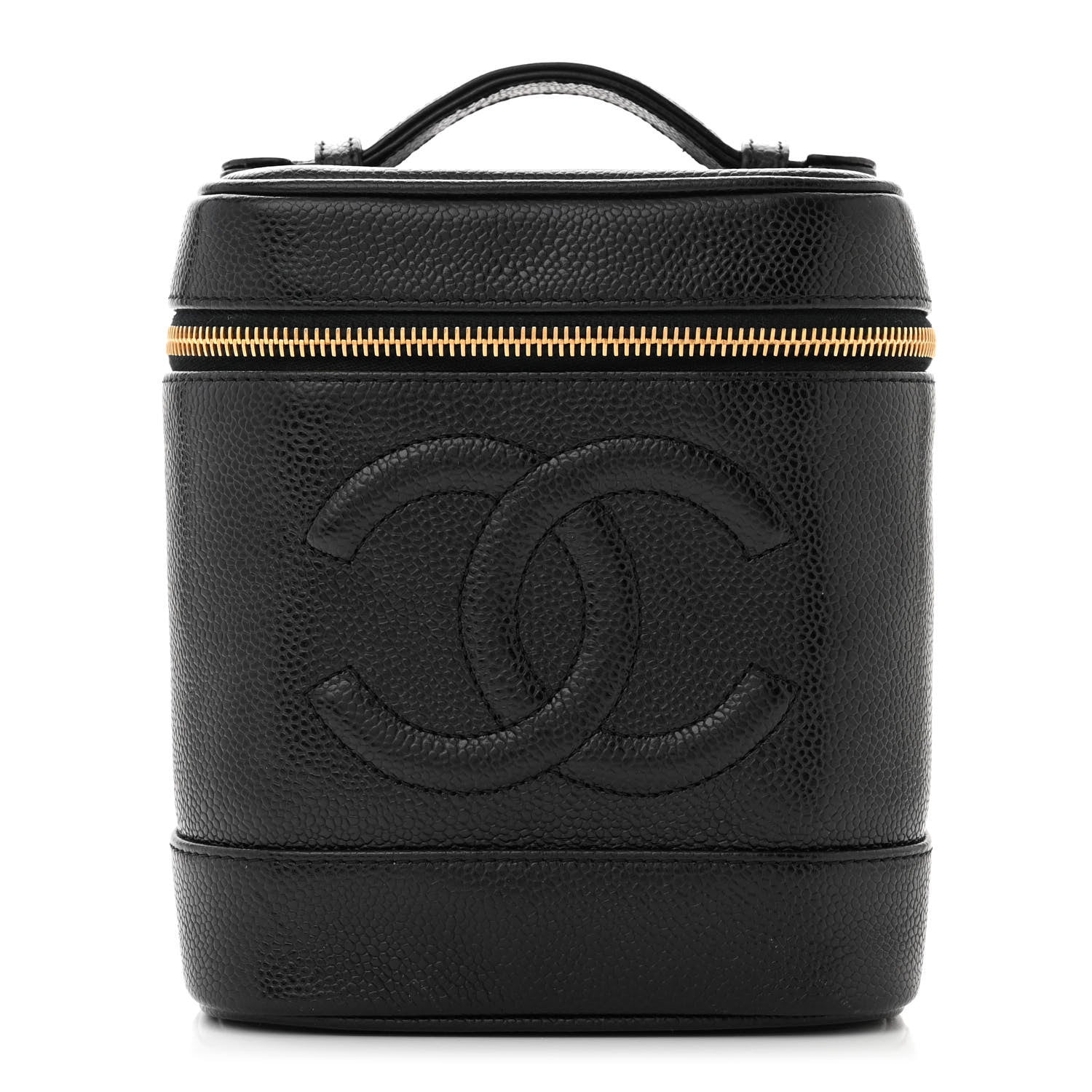 Chanel Caviar Vanity Cosmetic Case Black 1 of 11