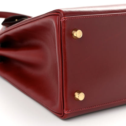 Hermes Box Kelly Retourne 28 Rouge H 10 of 12