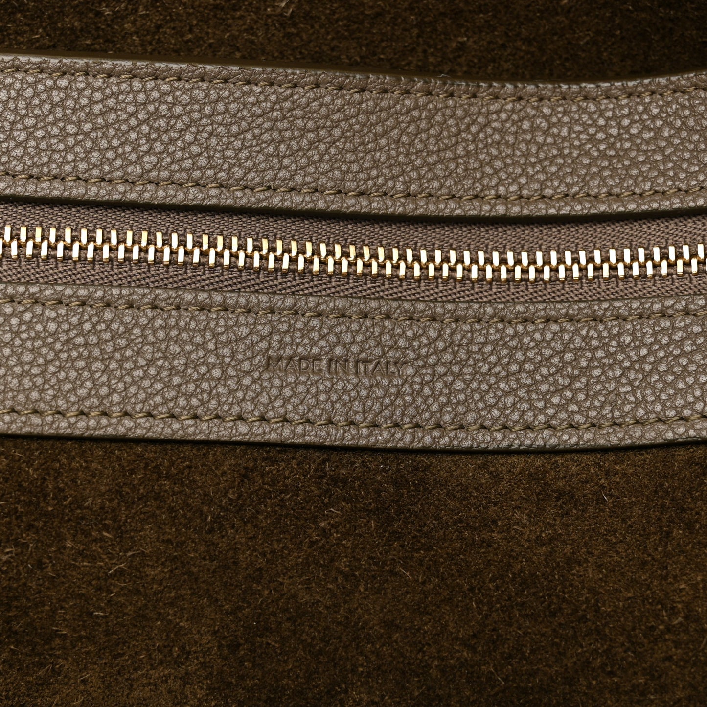 Soft Grained Calfskin Small Belt Cabas Phantom  Taupe