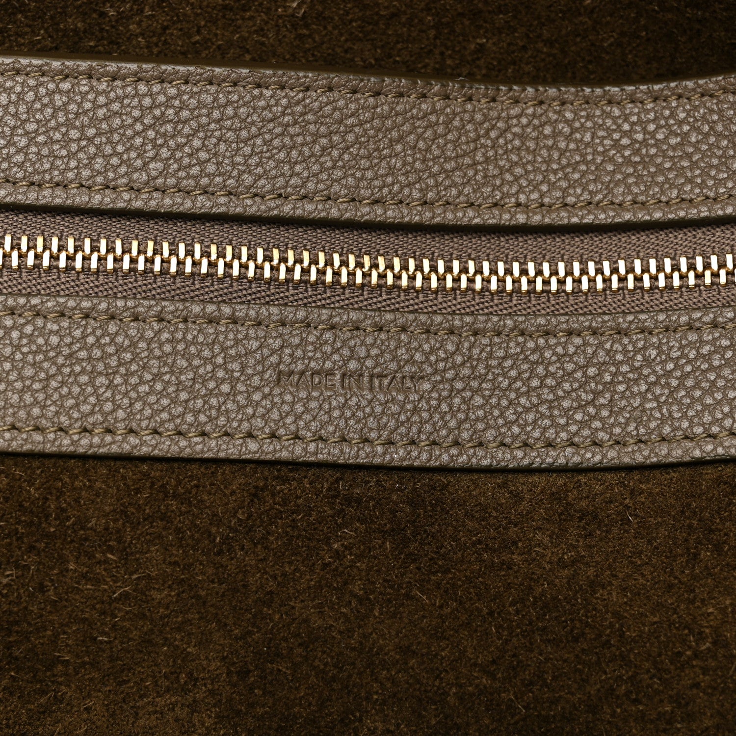 Celine Soft Grained Calfskin Small Belt Cabas Phantom  Taupe 7 of 16