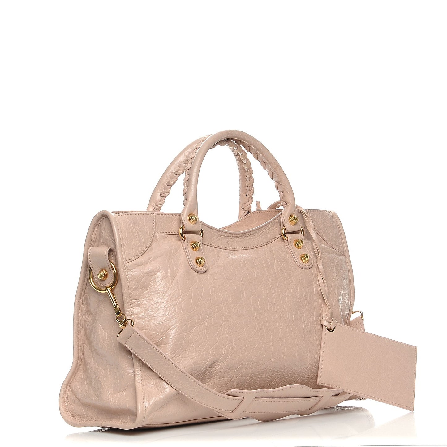 Agneau Giant 12 Gold Hardware City Rose Aubepine Rose Light