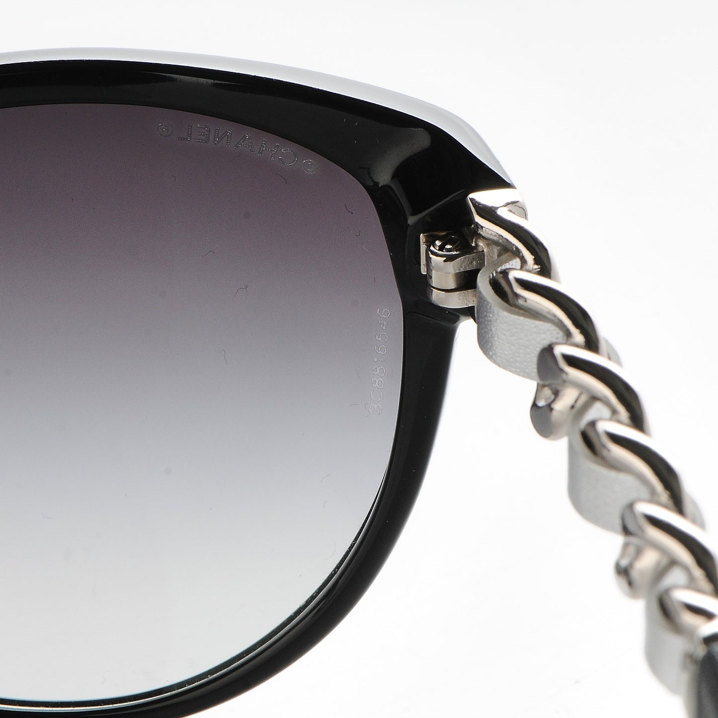 Butterfly Chain Sunglasses 5215-Q Black