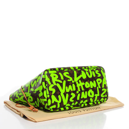 Louis Vuitton Monogram Graffiti Neverfull GM Green 4 of 7