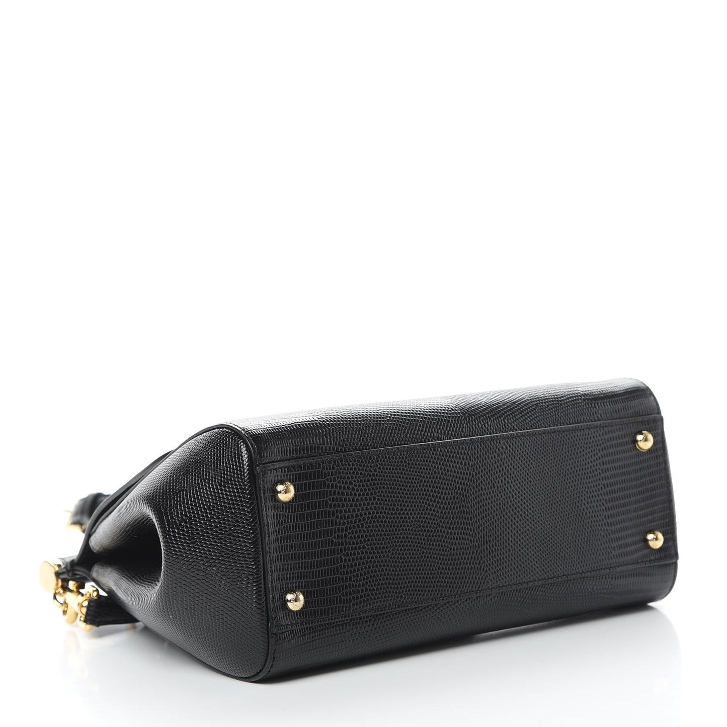 Stampa Iguana Crystal Medium Miss Sicily Satchel Black