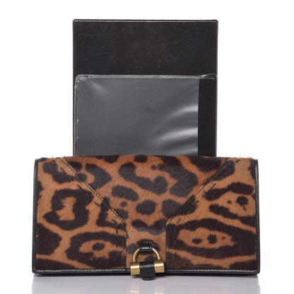 Saint Laurent Pony Hair Leopard Muse Wallet 8 of 8