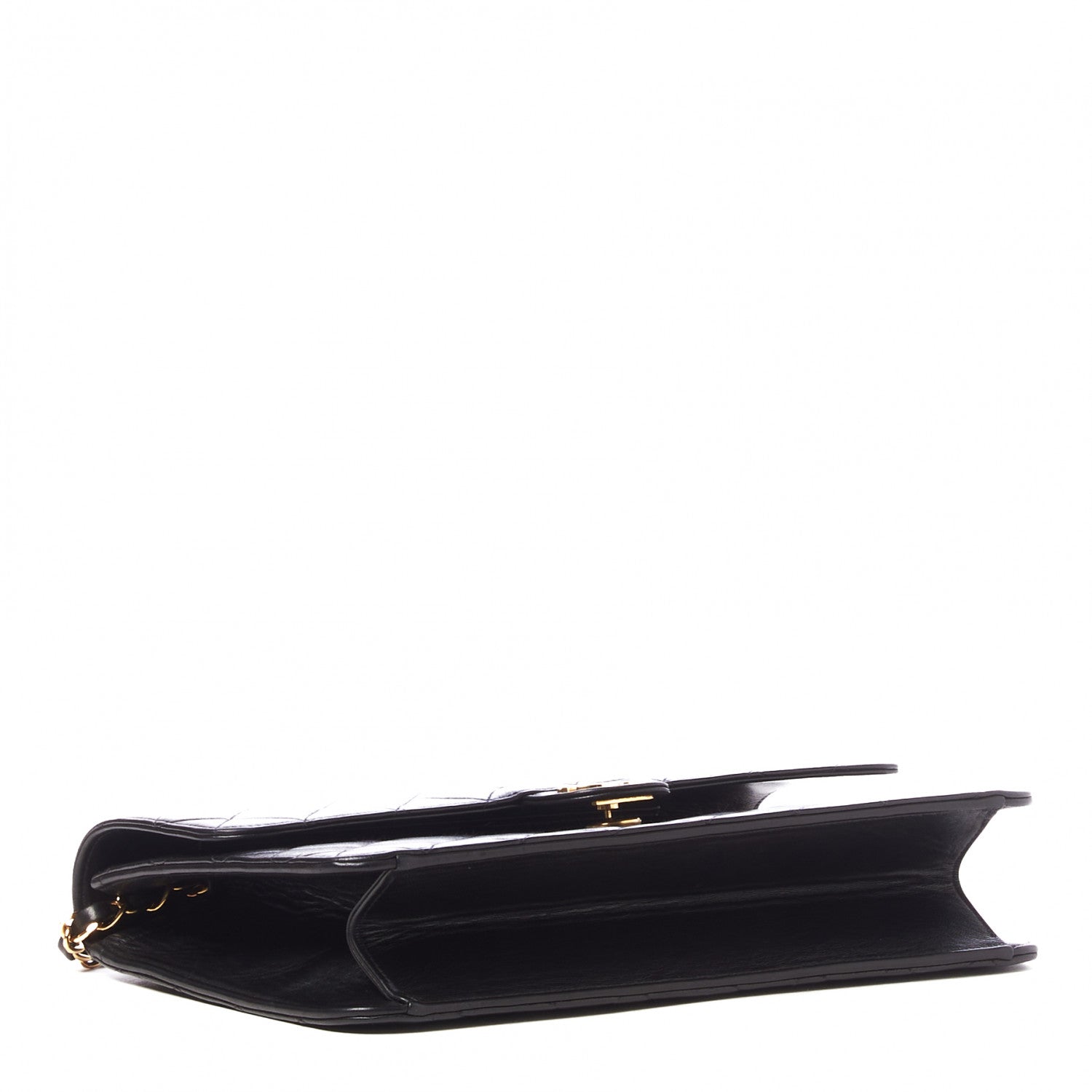 Chanel Lambskin Quilted Medium Single Flap Black 3 of 9