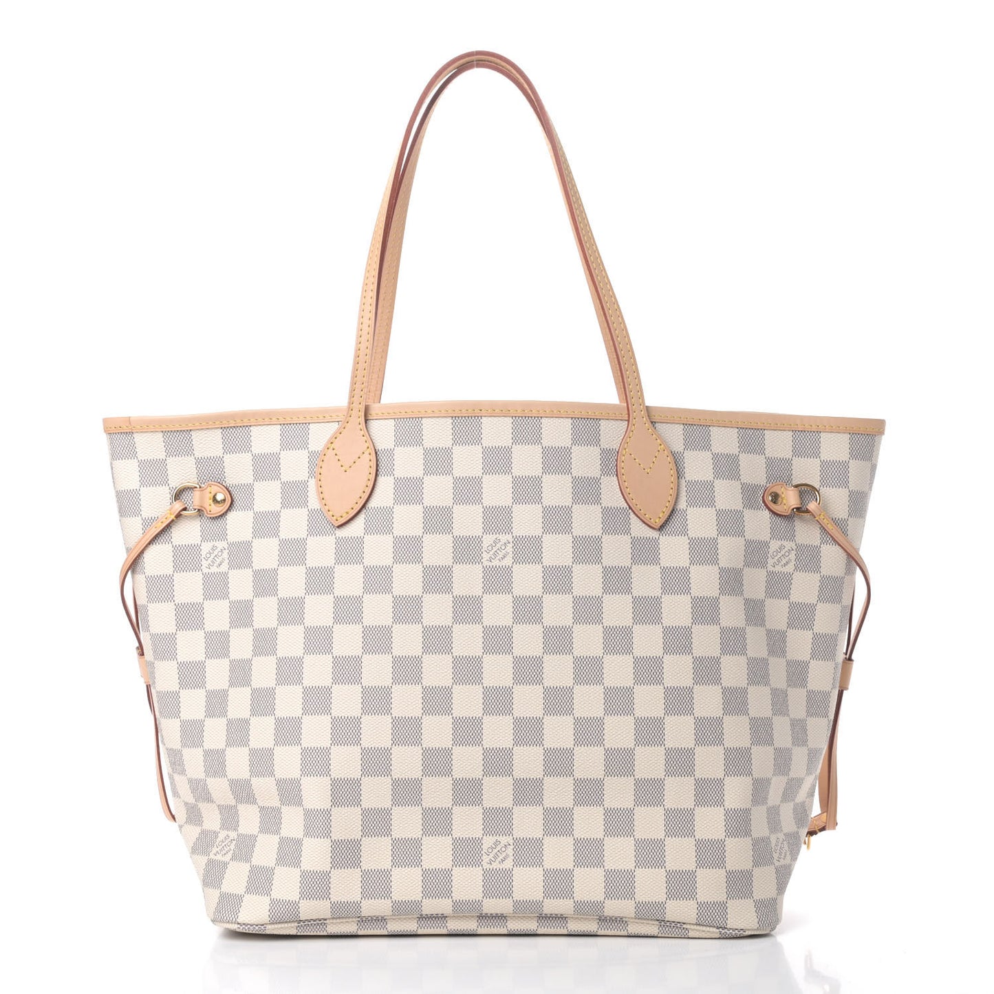 Damier Azur Neo Neverfull MM Rose Ballerine