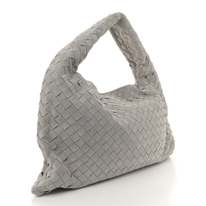 Bottega Veneta Suede Intrecciato Small Hop Sterling 2 of 10