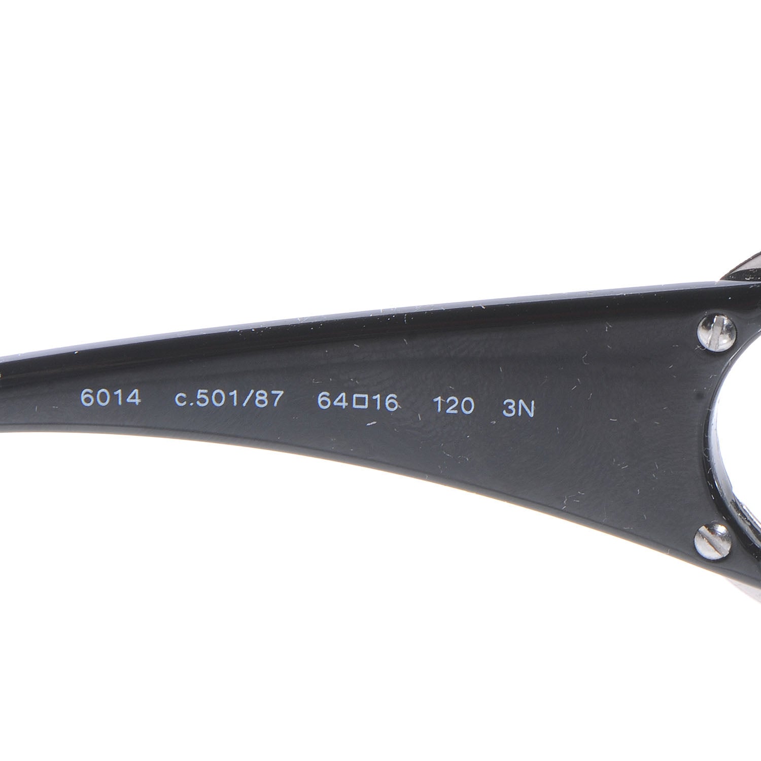 Chanel CC Sunglasses 6014 Black 4 of 5