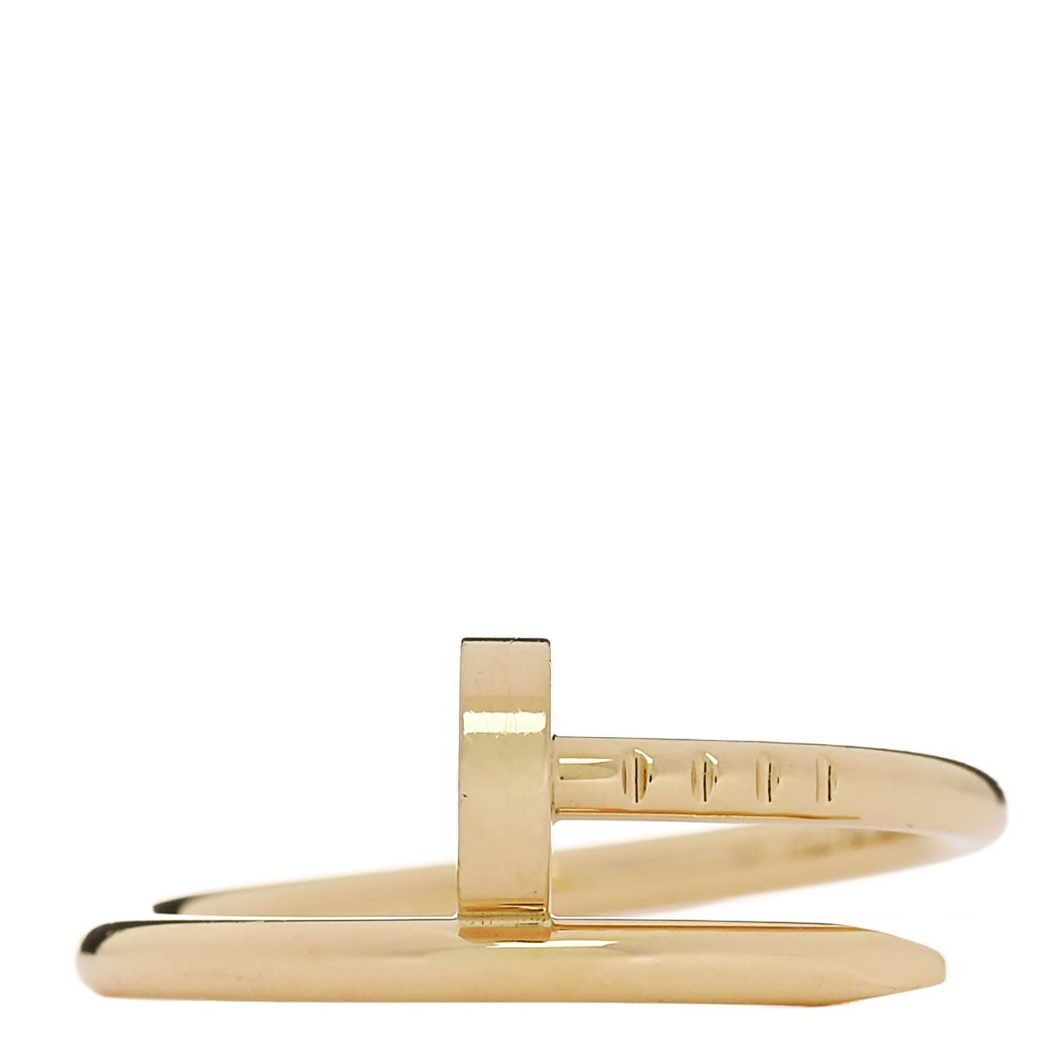 Cartier 18K Yellow Gold Small Juste Un Clou Ring 51 5.75 1 of 6