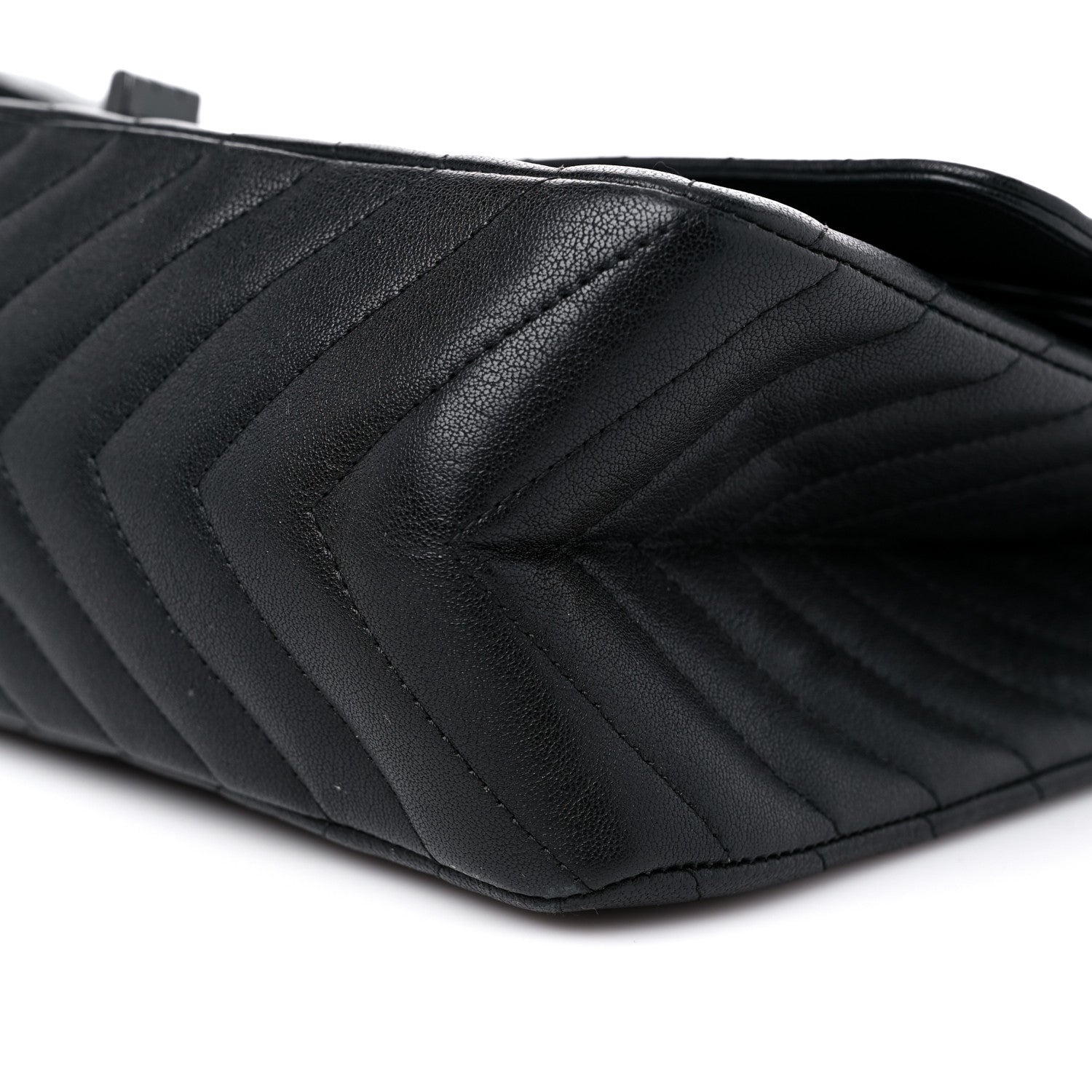 Chanel Sheepskin Chevron Quilted 2.55 Reissue 227 Flap So Black 9 of 15