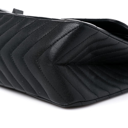 Chanel Sheepskin Chevron Quilted 2.55 Reissue 227 Flap So Black 9 of 15