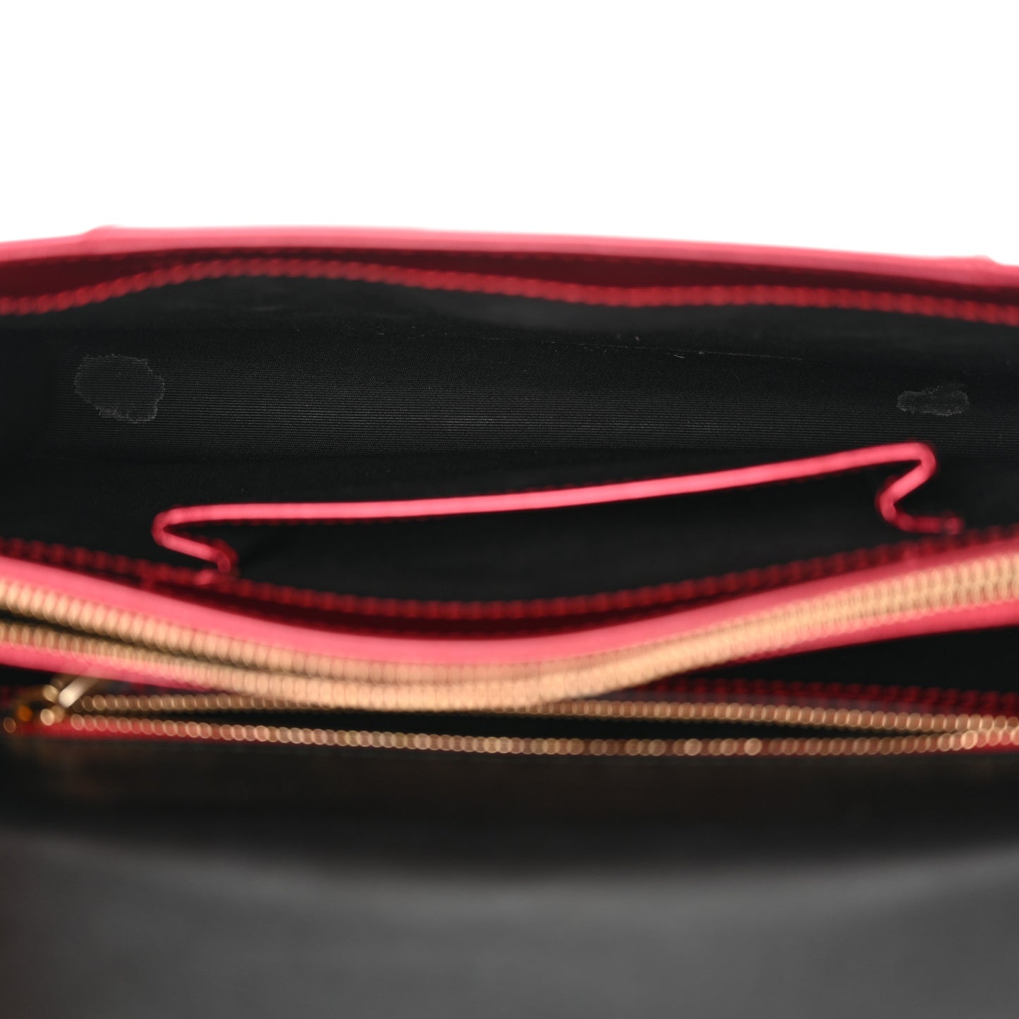 Metallic Calfskin Serpenti Forever Shoulder Bag Red