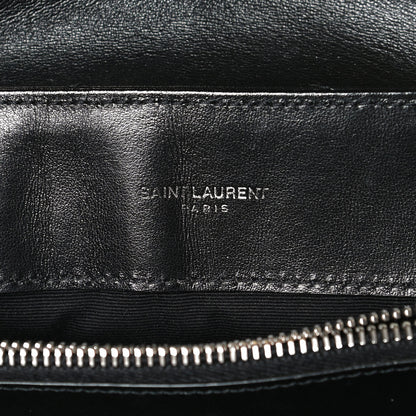 Saint Laurent Calfskin Y Quilted Monogram Medium Loulou Chain Satchel Black 6 of 12