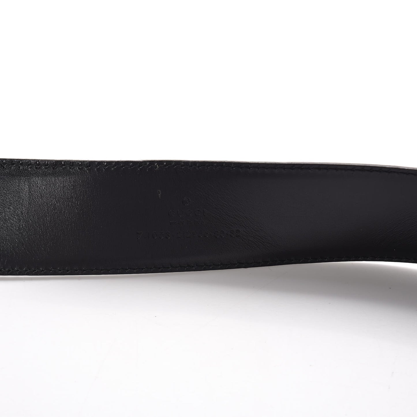Calfskin Interlocking G Belt 80 32 Black