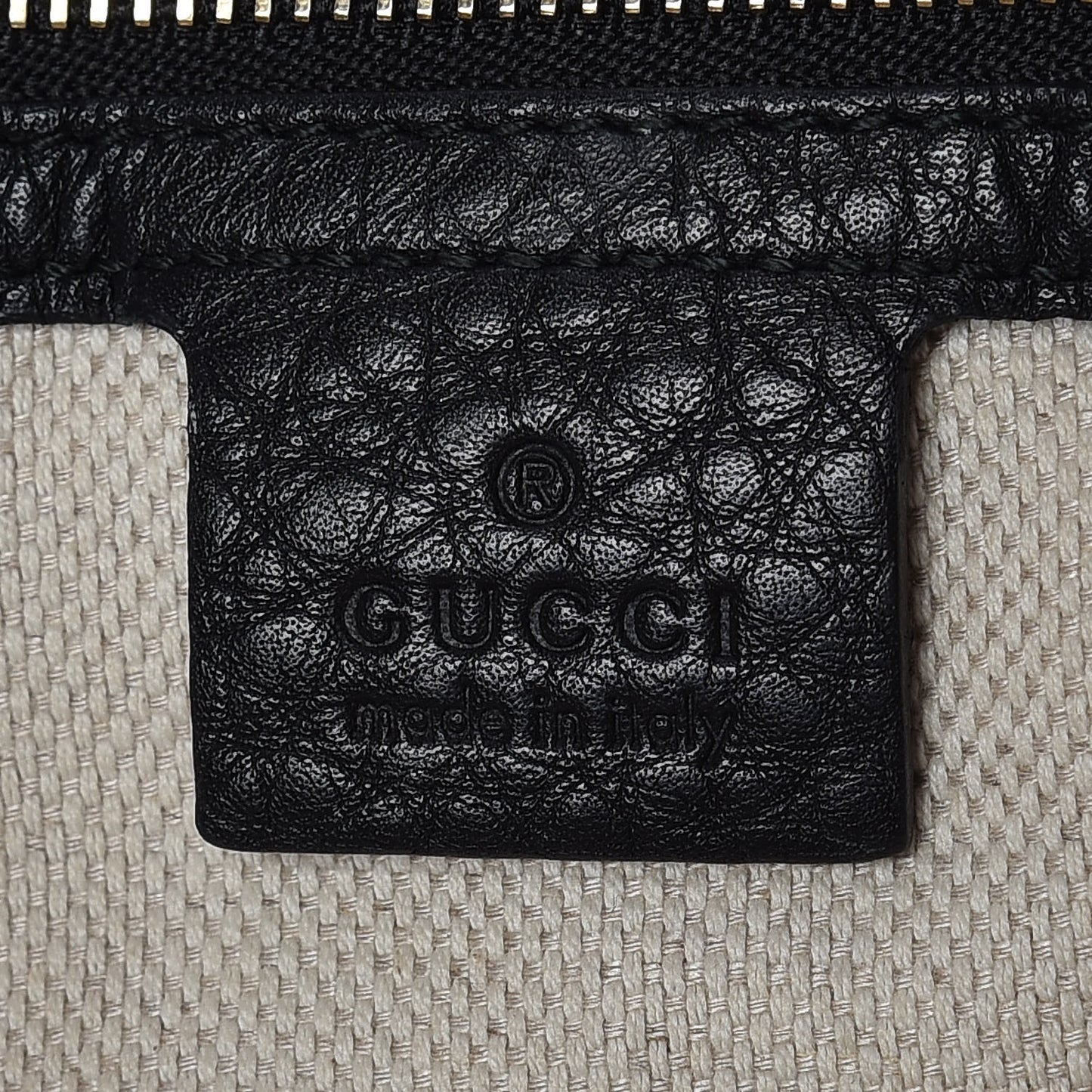 Pebbled Calfskin Large Soho Chain Shoulder Bag Black