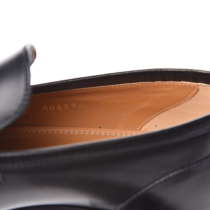 Gucci Calfskin Horsebit Mens Jordaan Loafers 9.5 Black 8 of 10