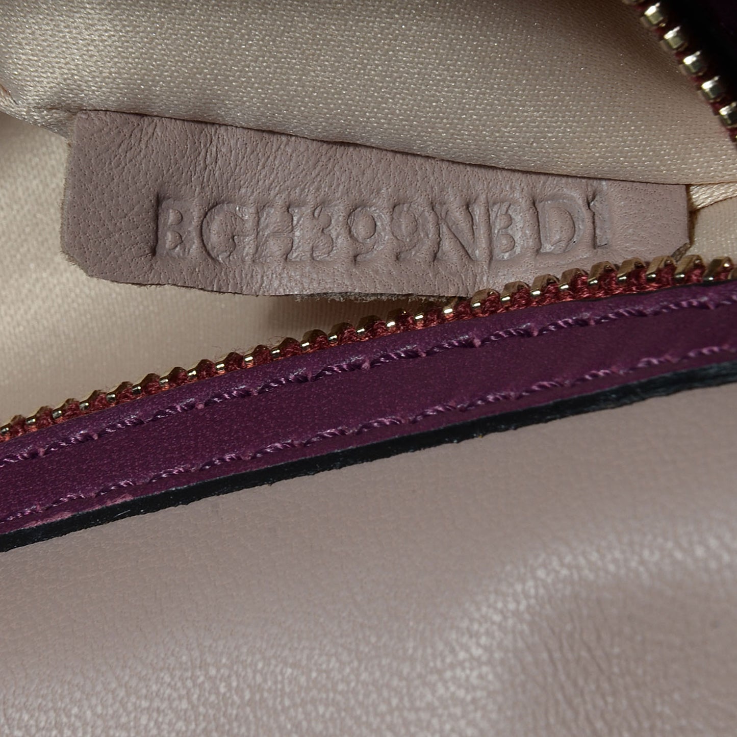 Nappa Rockstud Wristlet Clutch Aubergine