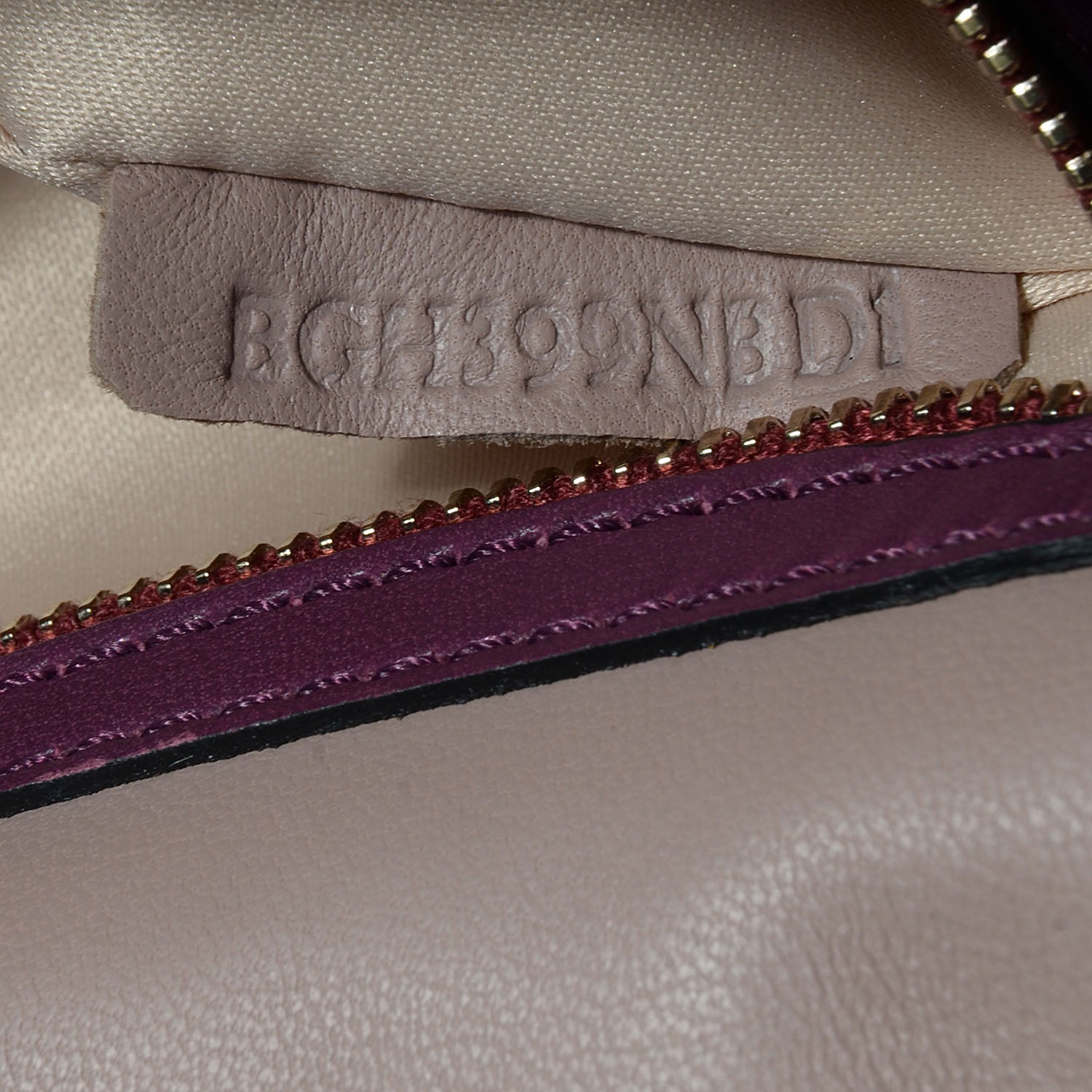 Valentino Garavani Nappa Rockstud Wristlet Clutch Aubergine 7 of 9
