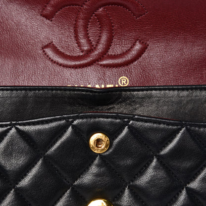 Chanel Lambskin Quilted Small Double Flap Black 12 of 14