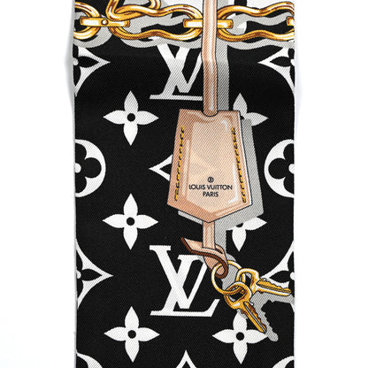 Louis Vuitton Silk Monogram Confidential Bandeau Black 3 of 4