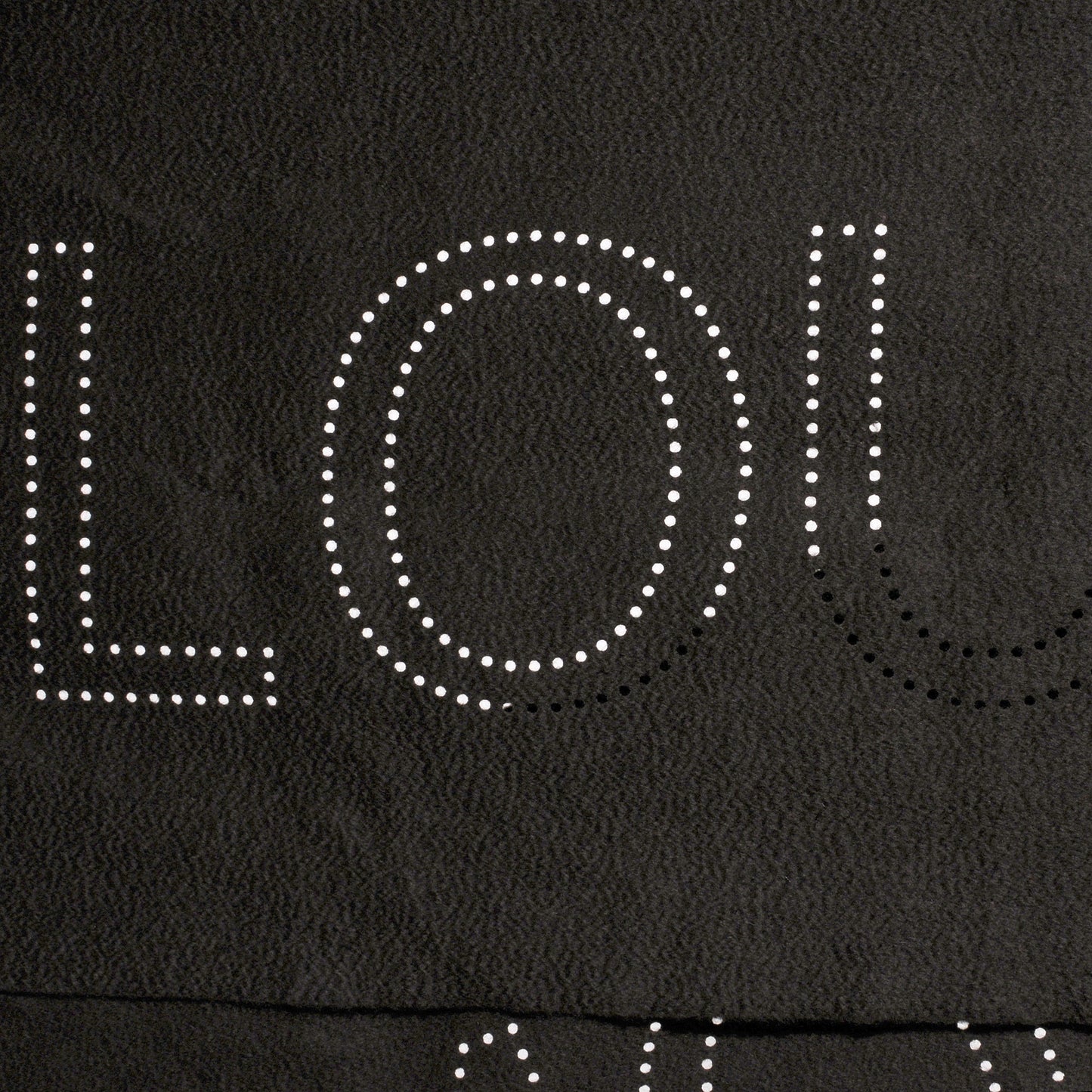 Cashmere Perforated Scarf Brown