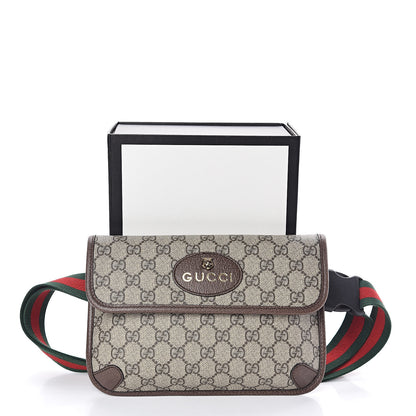 Gucci GG Supreme Monogram Neo Vintage Web Belt Bag Brown 11 of 11