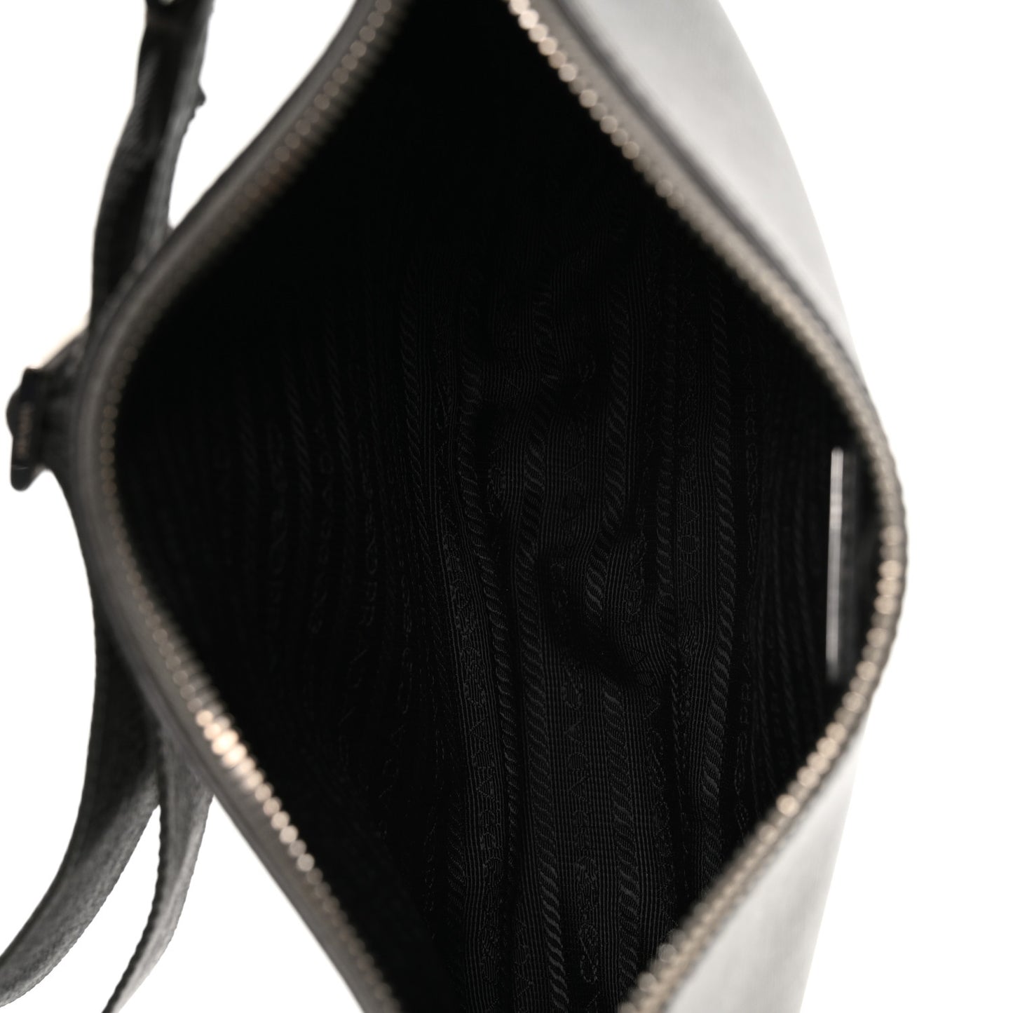 Saffiano Travel Pocket Zippered Shoulder Bag Marmo