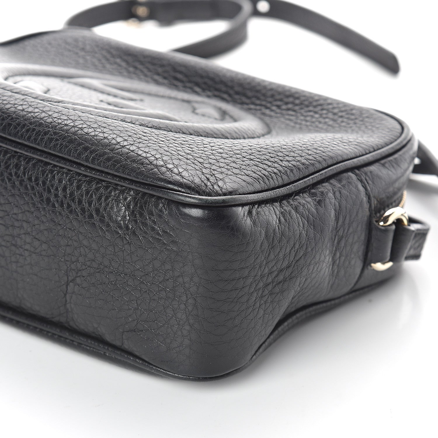 Gucci Pebbled Calfskin Small Soho Disco Bag Black 7 of 7