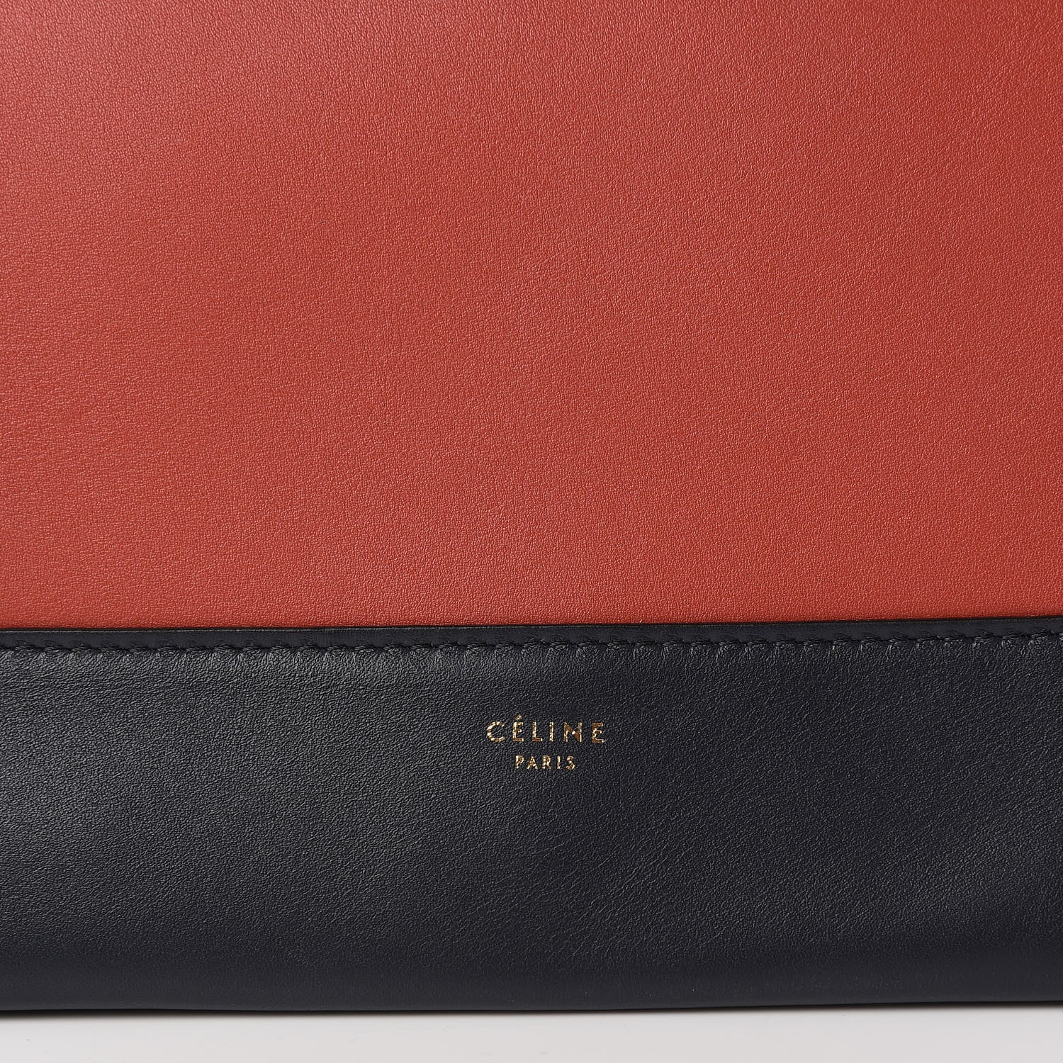 Celine Shiny Smooth Calfskin Medium Frame Shoulder Bag Dark Navy Claycourt 9 of 9