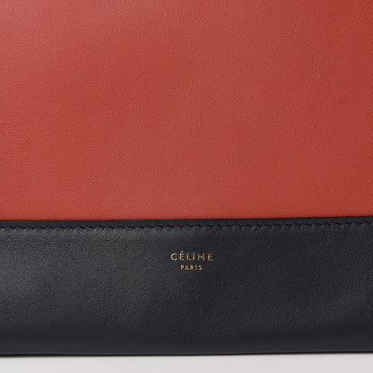 Celine Shiny Smooth Calfskin Medium Frame Shoulder Bag Dark Navy Claycourt 9 of 9