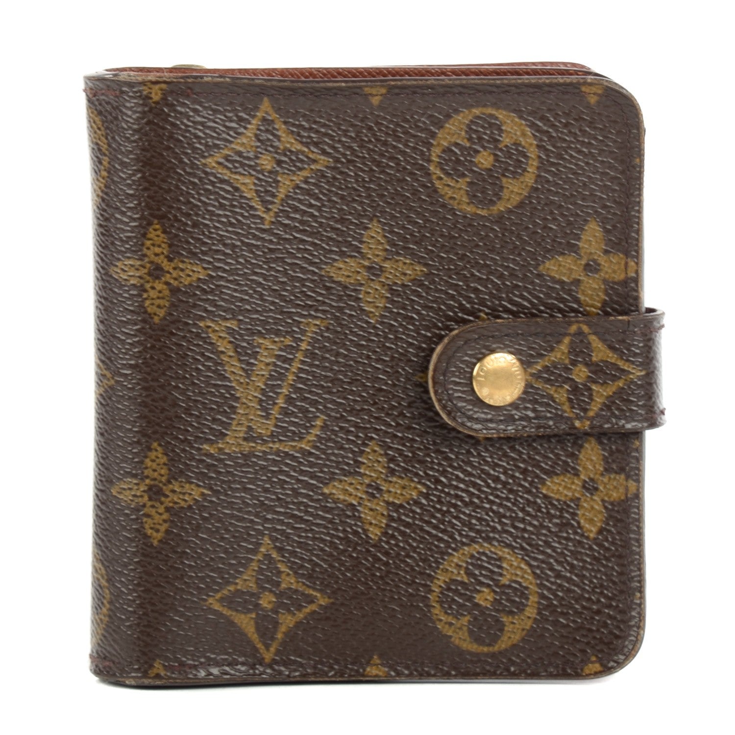Louis Vuitton Monogram Compact Zippe Zipped Wallet 1 of 7