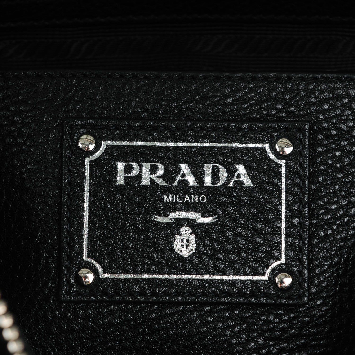 Prada Vitello Phenix Shopping Satchel Black 6 of 8