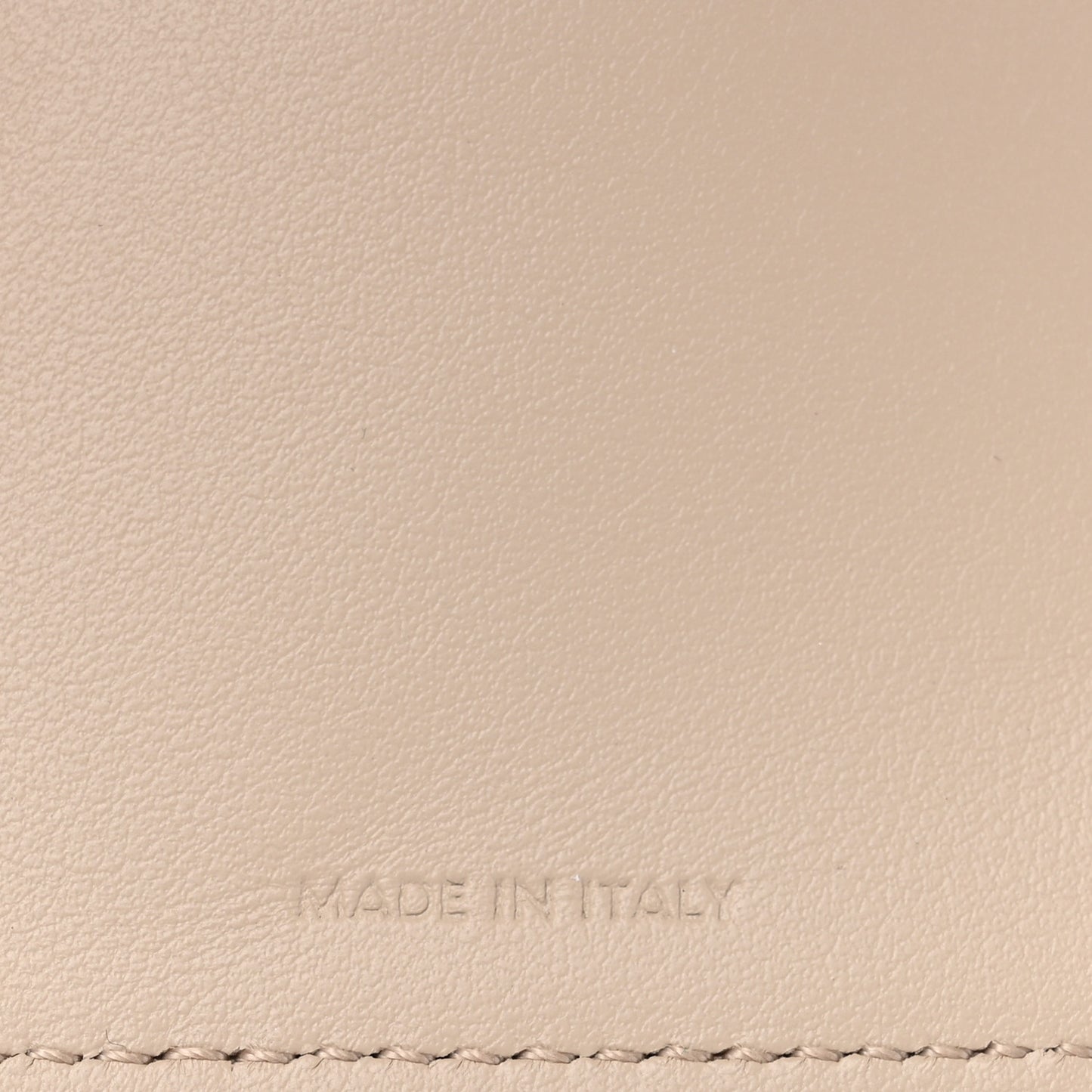 Shiny Calfskin Small Triomphe Wallet Pale Beige