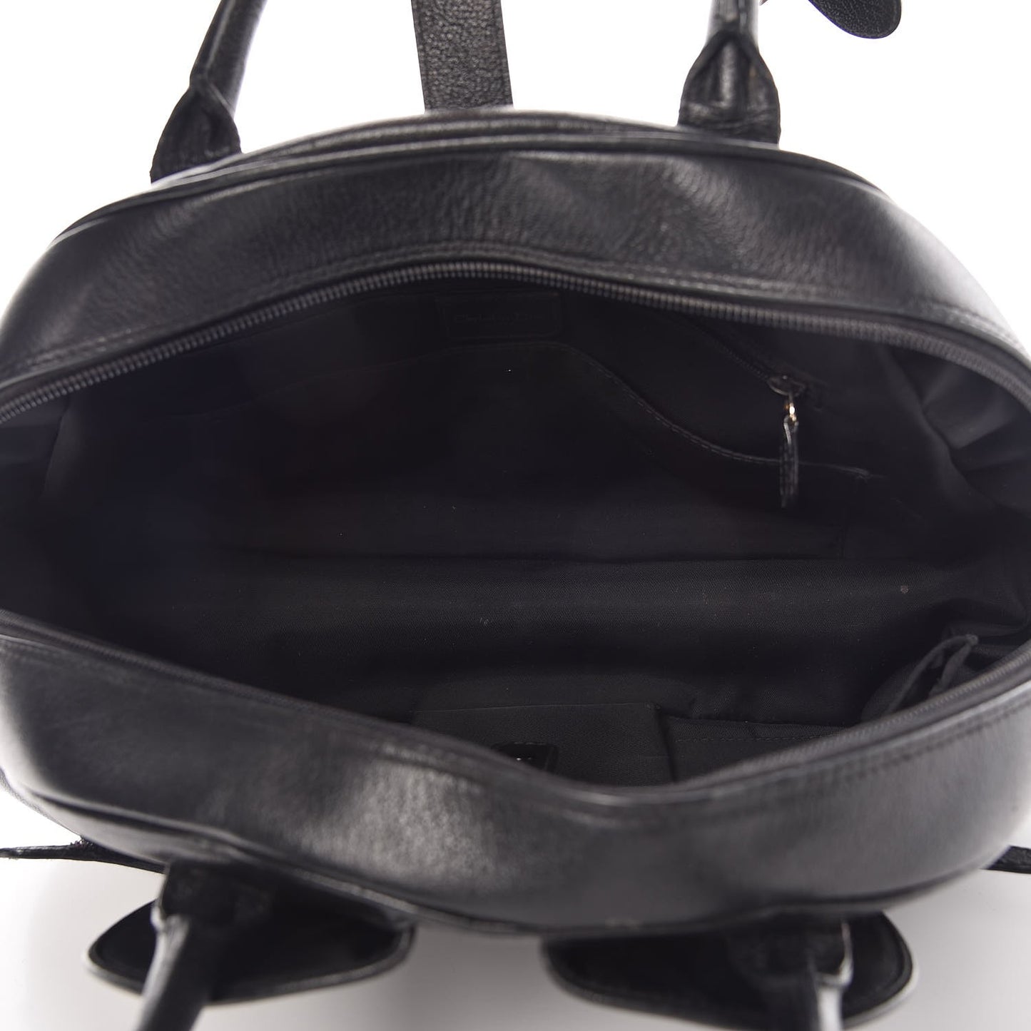 Calfskin Saddle Bowler Black
