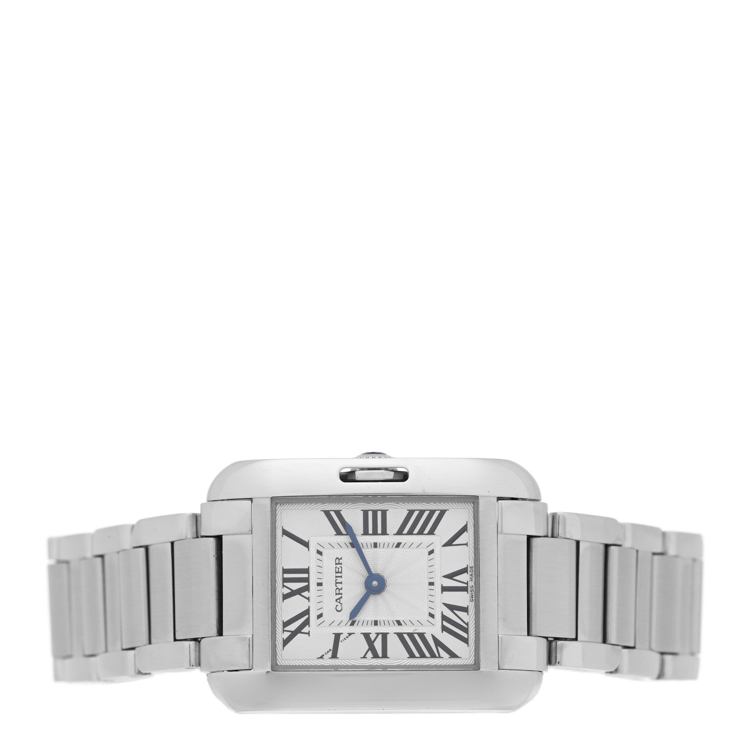 Cartier Stainless Steel 23mm Tank Anglaise Quartz Watch 2 of 4